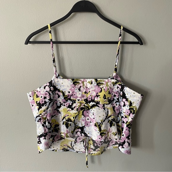NWOT Dynamite Satin Floral Cami - Picture 7 of 8